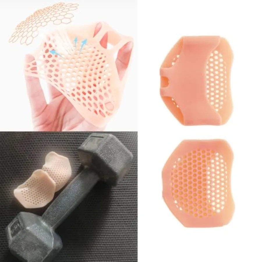 Silicone Palm Grip Pads For Weightlifting And Gym Training
