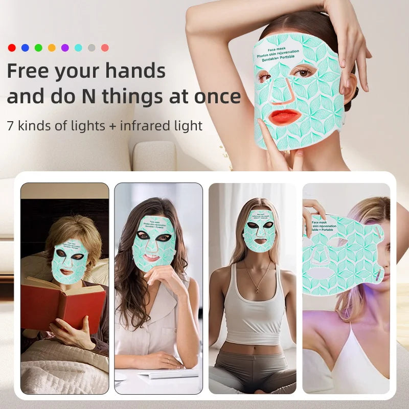 UBilli Led Face Mask Near Infrared Skin Rejuvenation Therapy