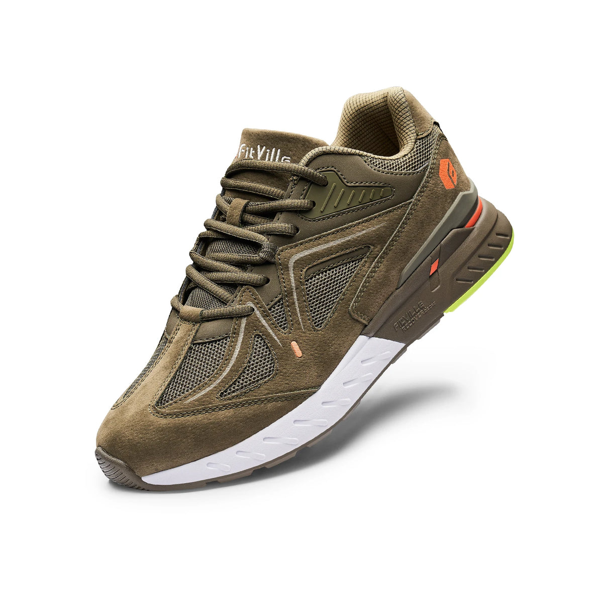Fitville Men's Lightweight Walking Shoes For Arch Support And Comfort