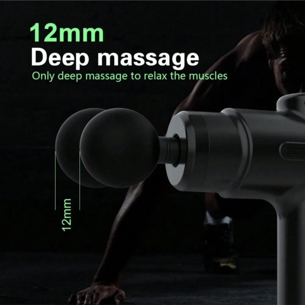 Deep Tissue Percussion Massage Gun Handheld Muscle Recovery Tool