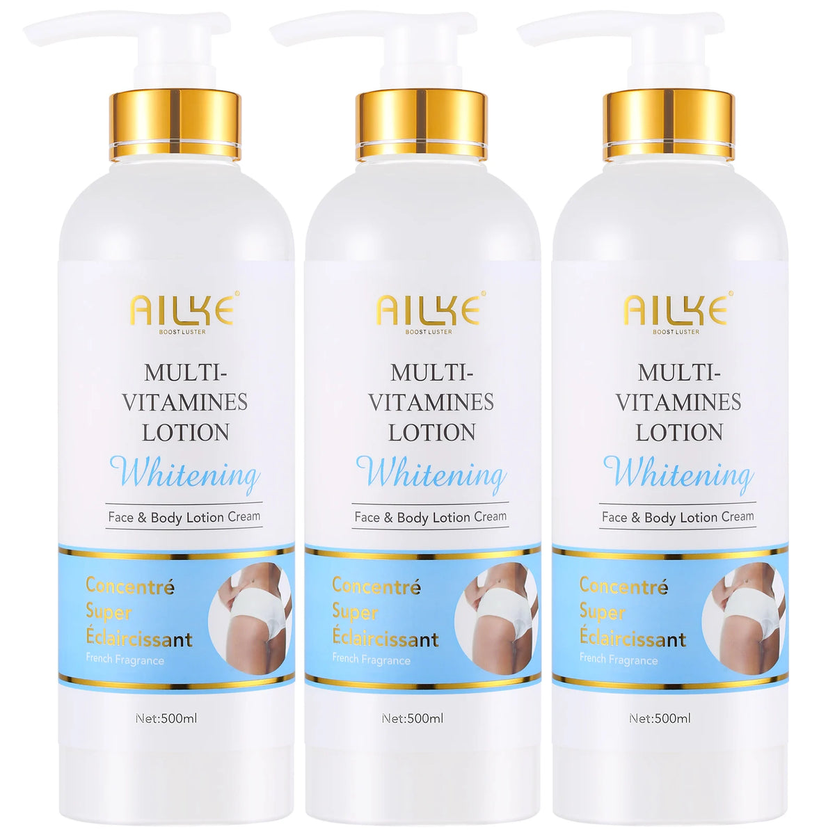 Ailke Multivitamin Body Lotion Whitening Antioxidant Moisturizer
