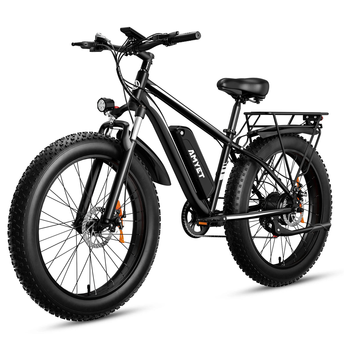 AMYET Electric Fat Tire Mountain Bike With Powerful 1500W Motor