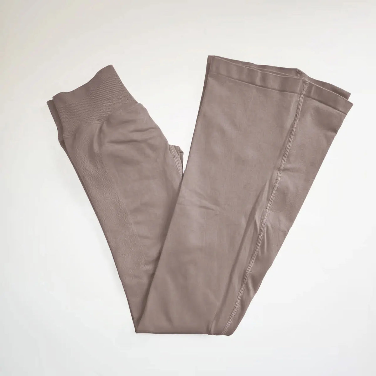 NCLAGEN Women Seamless Flared Yoga Leggings With Scrunch Booty