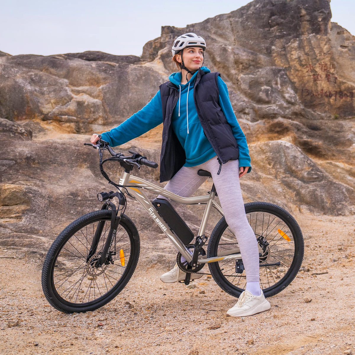 5TH Wheel AB17 Electric Bike With Front Suspension