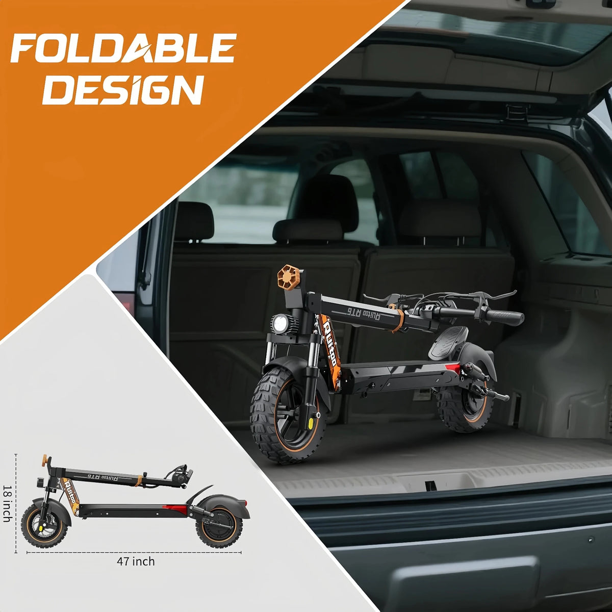 Bikydrom Electric Scooter With 800w Motor And Led Display