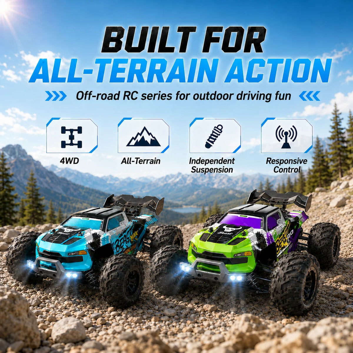 ZNLYRION SG116MAX PRO 4WD Off Road RC Racing Buggy