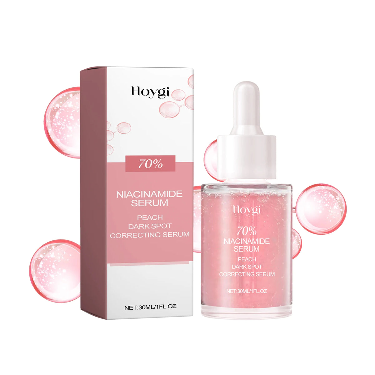 Hoygi Niacinamide Facial Serum With Hyaluronic Acid And Peach Extract