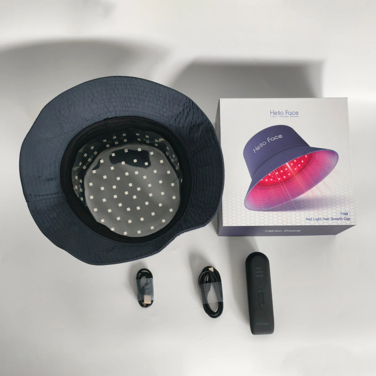 Hello Face T100 Red Near Infrared Light Therapy Cap Regrowth