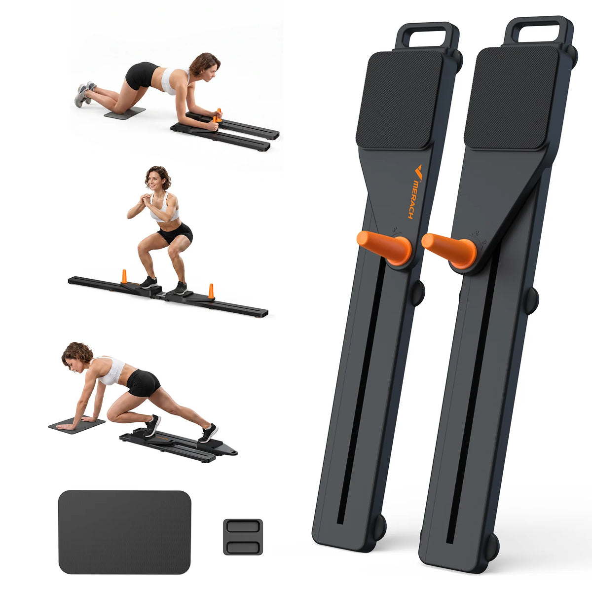 Merach Foldable Pilates Reformer For Total Body And Core Training