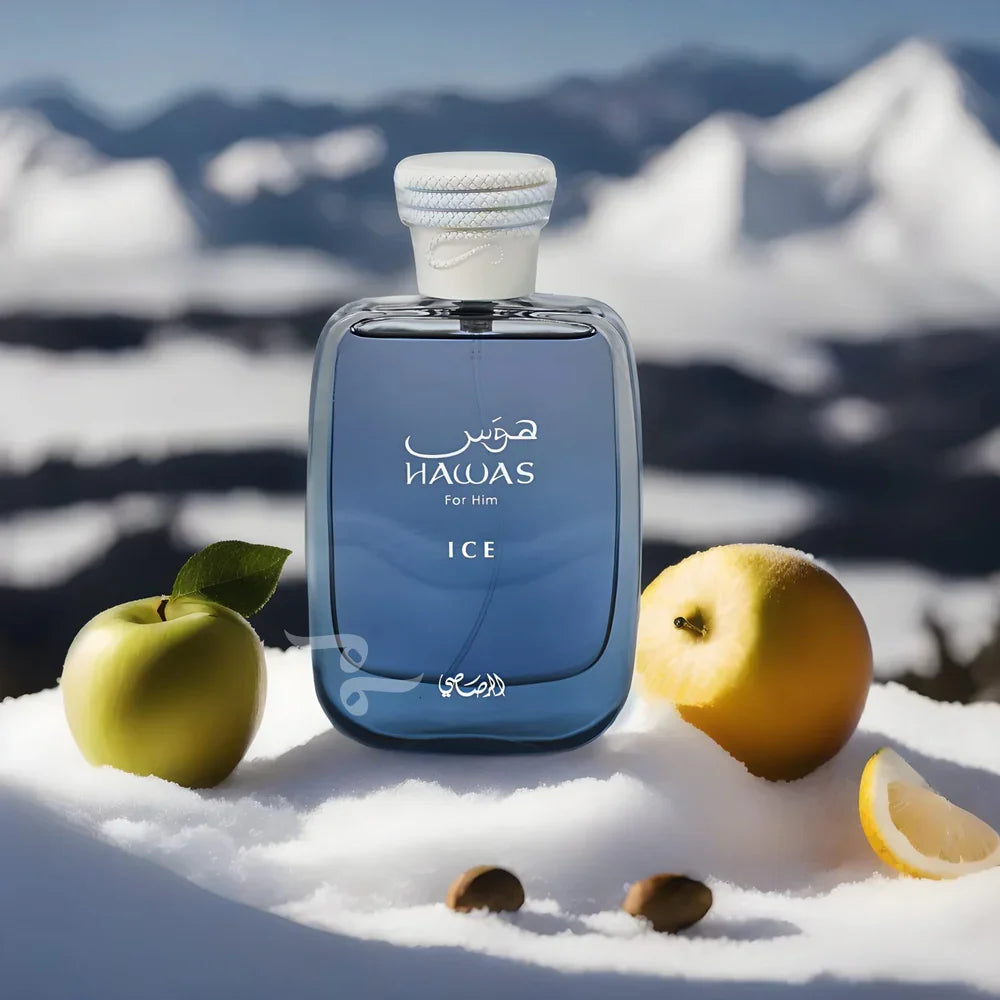 Rasasi Hawas Ice Eau De Parfum Fresh Aquatic Citrus Fragrance