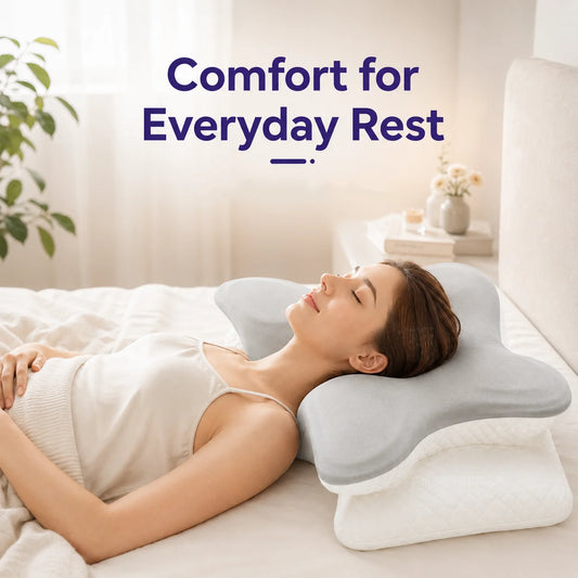 Memory Foam Prone Reading Pillow With Removable Headrest And Support