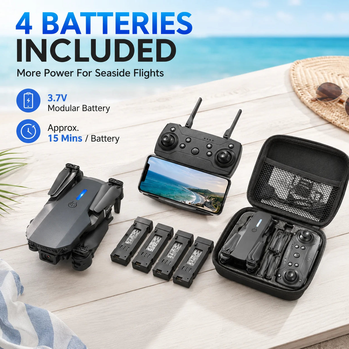 ZNLYRION 4K Dual Camera FPV Foldable Drone With Altitude Hold