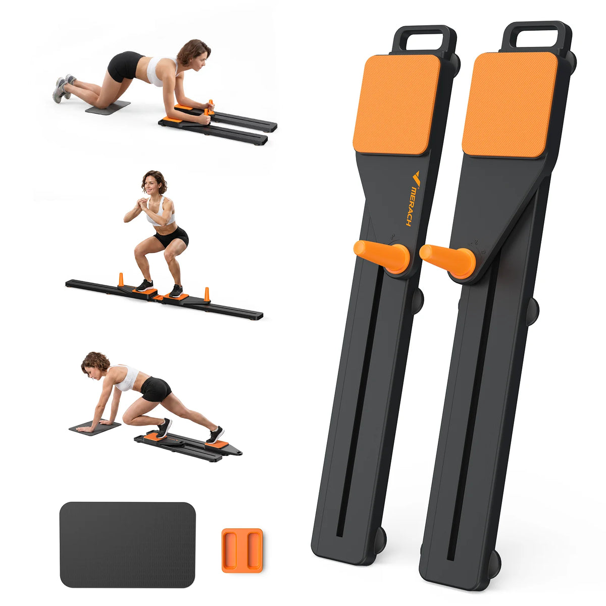 Merach Foldable Pilates Reformer For Total Body And Core Training