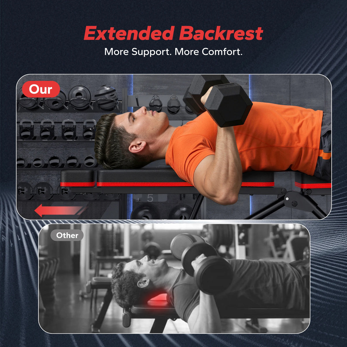 Merach Adjustable Weight Bench With 108 Angles For Home Fitness