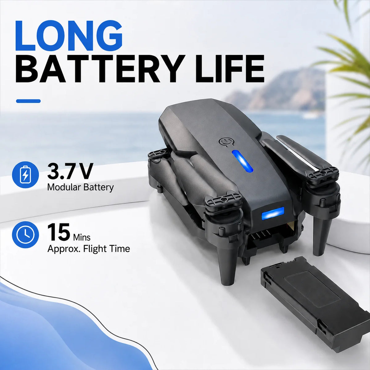 ZNLYRION 4K Dual Camera FPV Foldable Drone With Altitude Hold