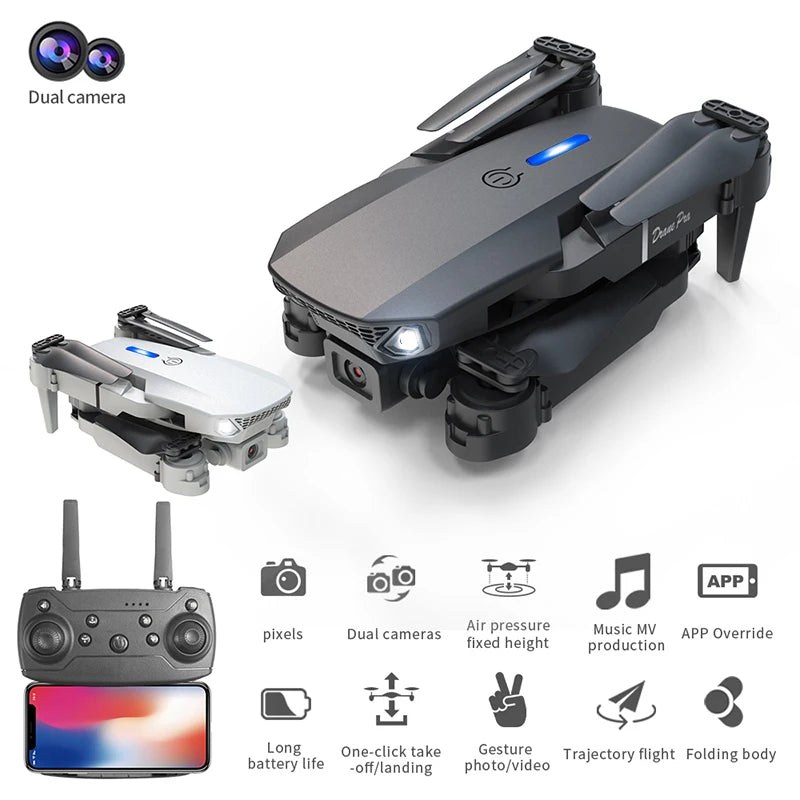 ZNLYRION 4K Dual Camera FPV Foldable Drone With Altitude Hold