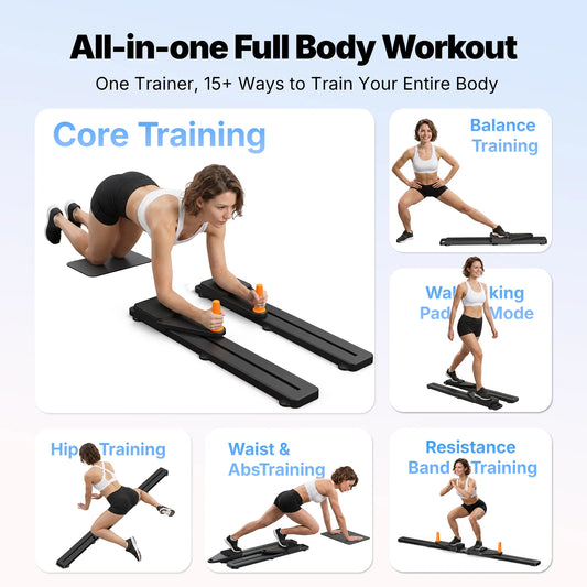 Merach Foldable Pilates Reformer For Total Body And Core Training