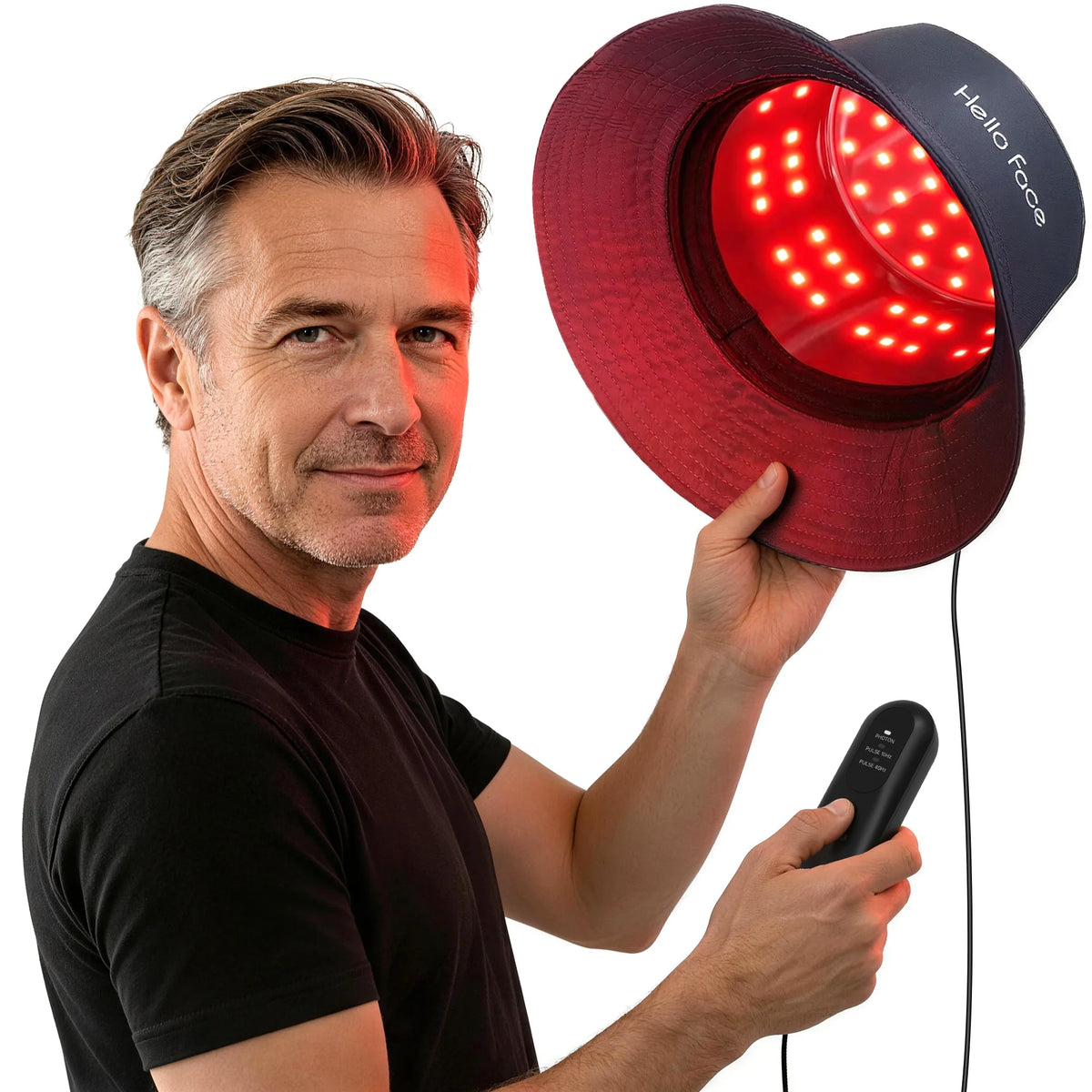 Hello Face T100 Red Near Infrared Light Therapy Cap Regrowth