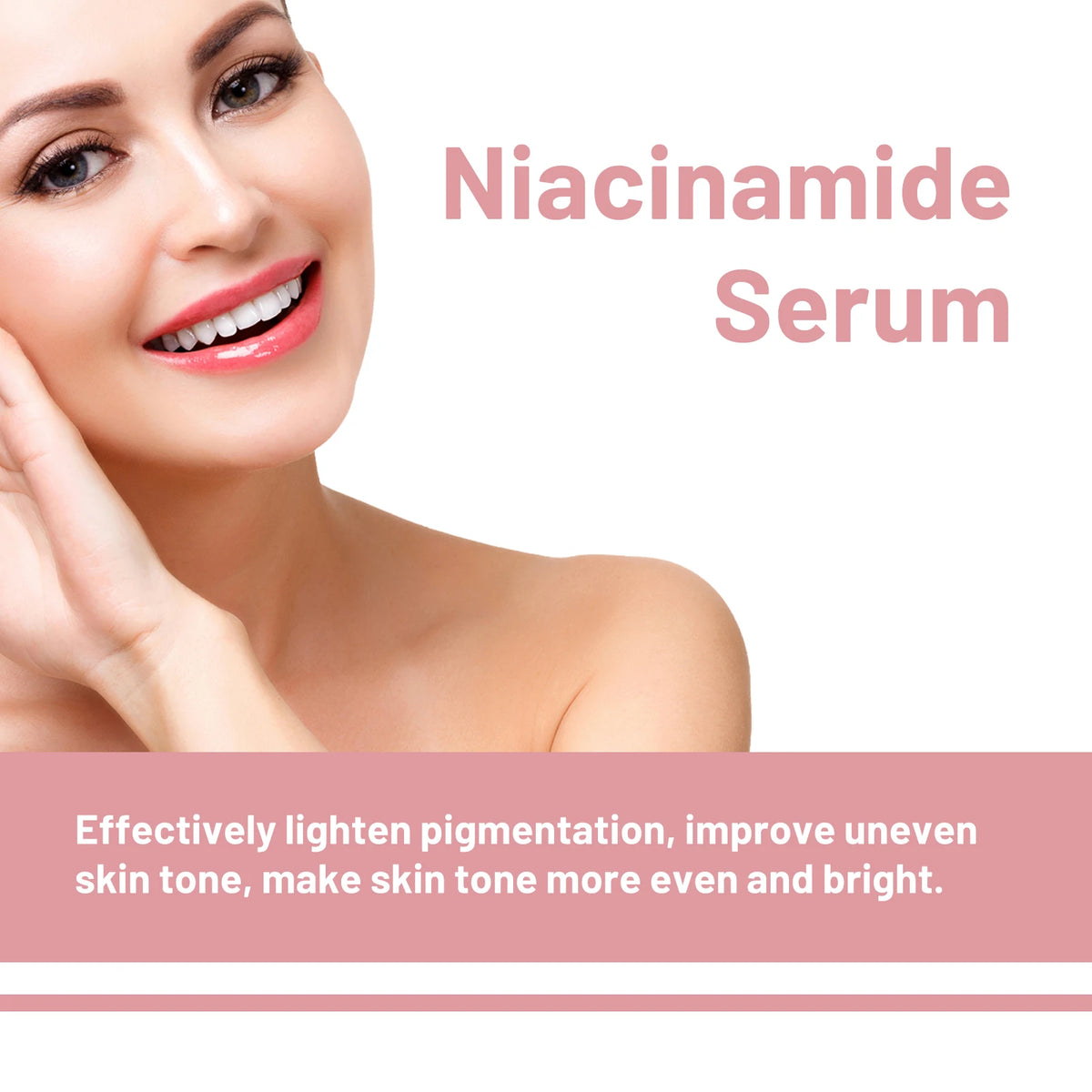 Hoygi Niacinamide Facial Serum With Hyaluronic Acid And Peach Extract