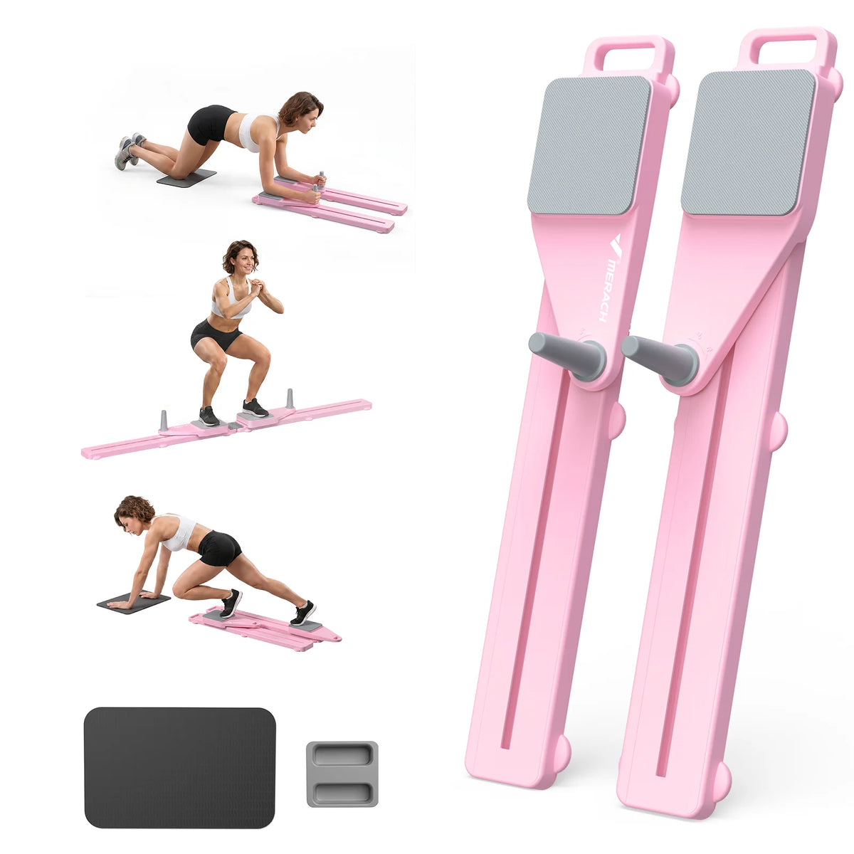 Merach Foldable Pilates Reformer For Total Body And Core Training