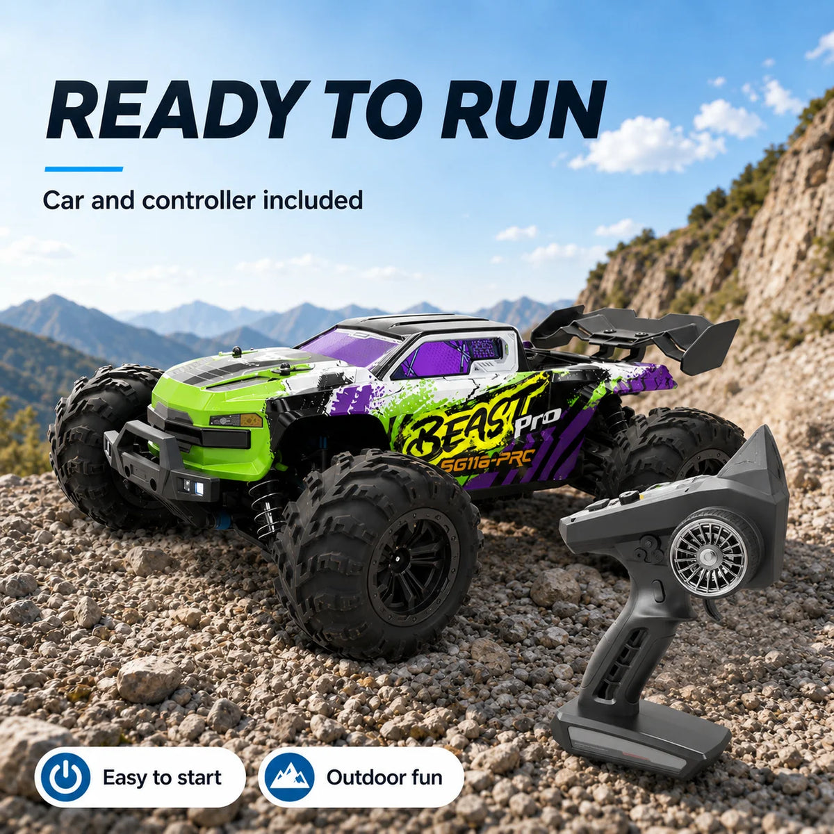 ZNLYRION SG116MAX PRO 4WD Off Road RC Racing Buggy