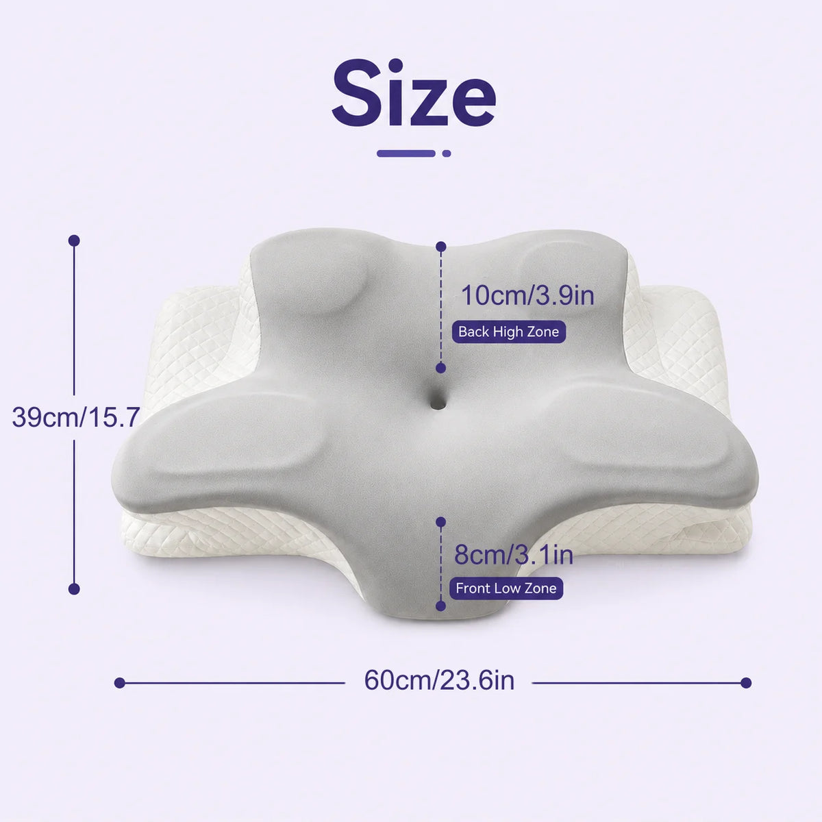 Memory Foam Prone Reading Pillow With Removable Headrest And Support