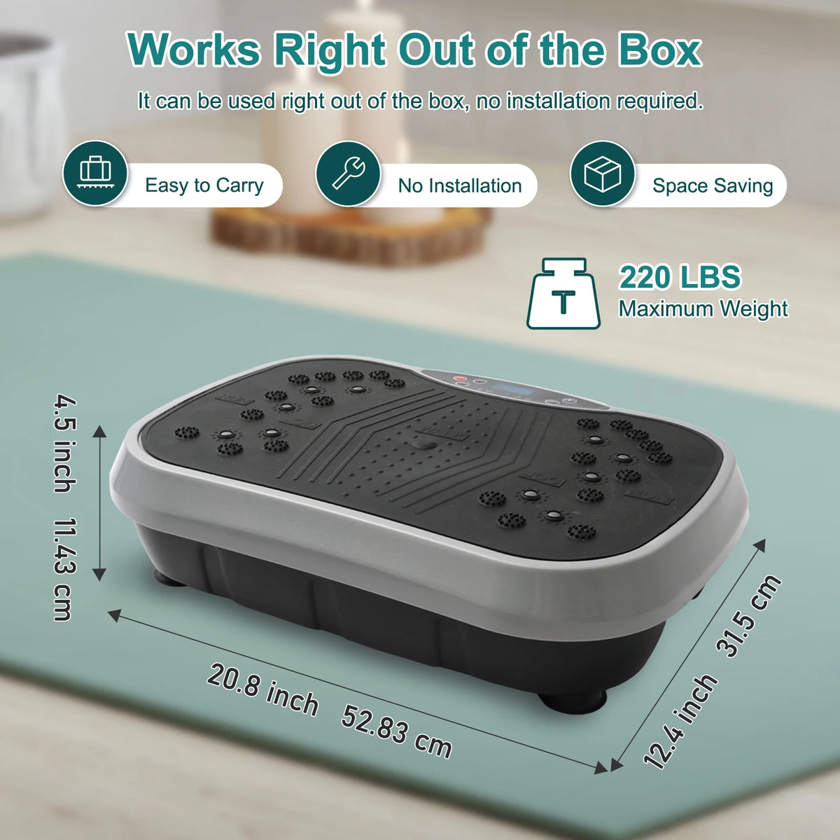 Professional Whole Body Vibration Fitness Exercise Platform