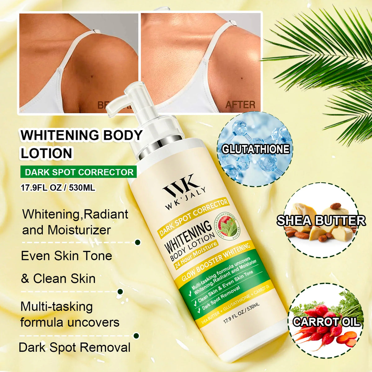 WK JALY Whitening Moisturizing Skincare Set for Dark Spots