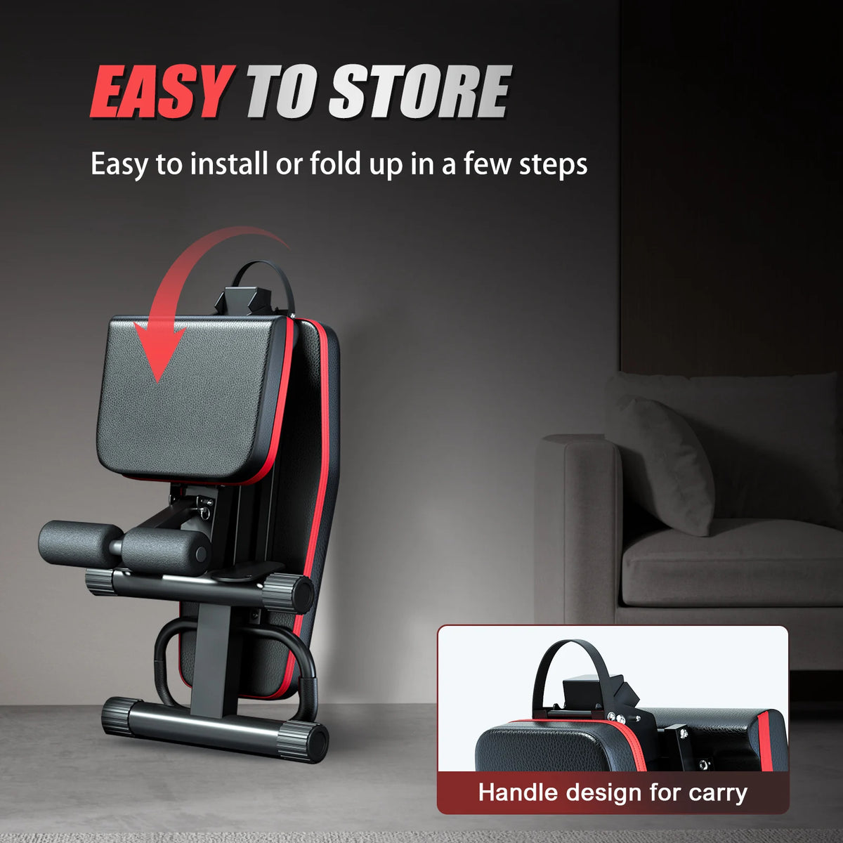Adjustable Foldable Weight Bench For Full Body Strength Training