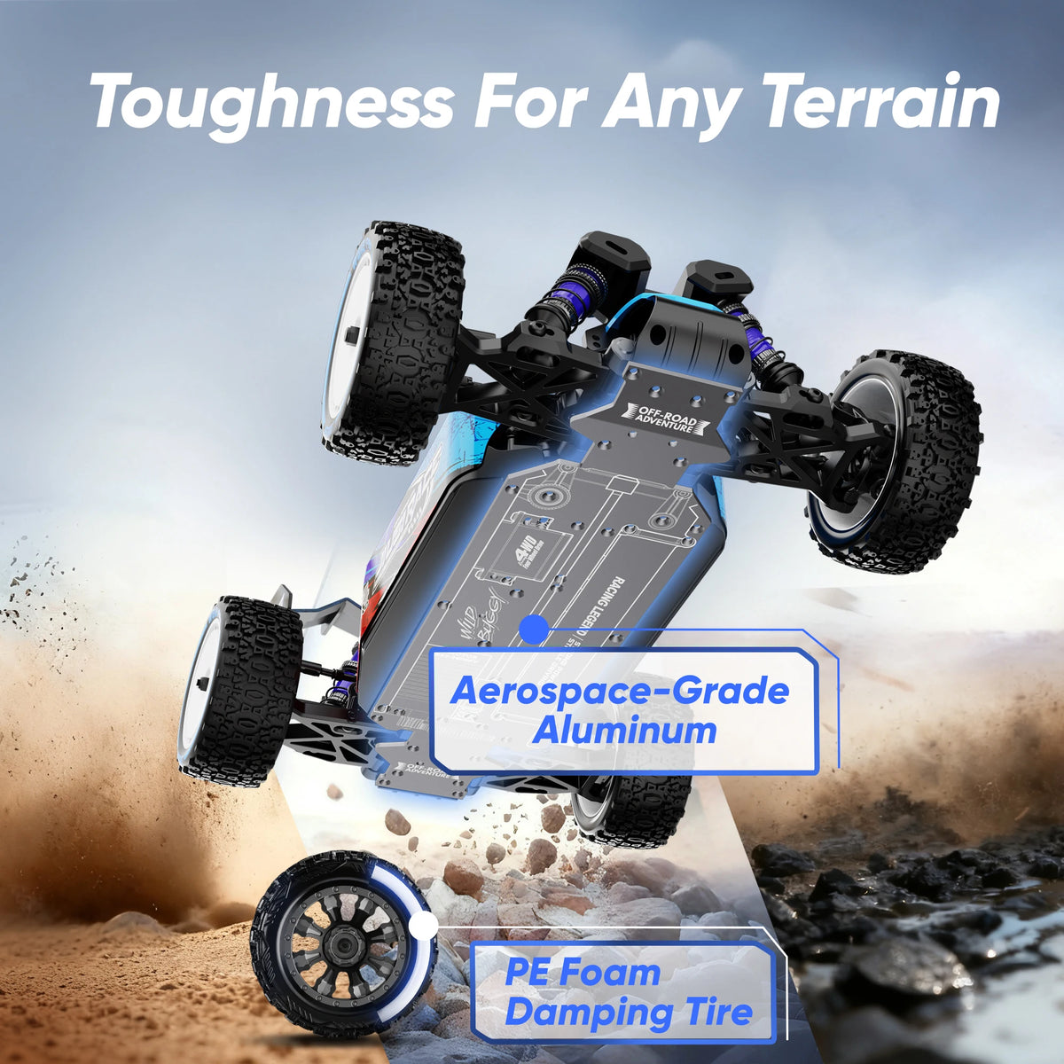 JIUSI WB12 PRO Brushless 4WD High Speed Off-Road RC Car