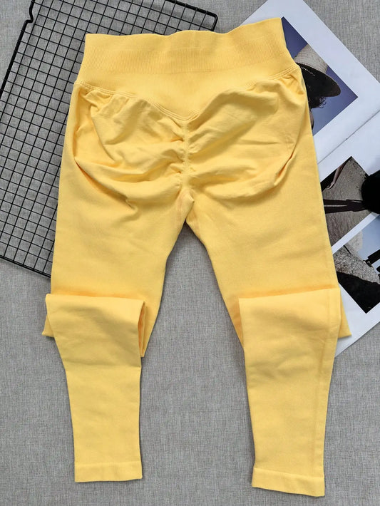 Seamless Yoga Leggings With Tummy Control And Squat Proof Features