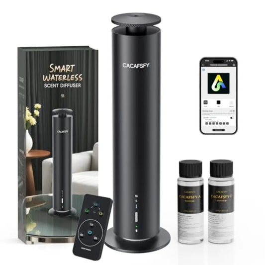 Smart Waterless Essential Oil Diffuser With App And Remote Timer