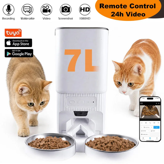 Nityers Automatic Pet Feeder With Camera And App Control