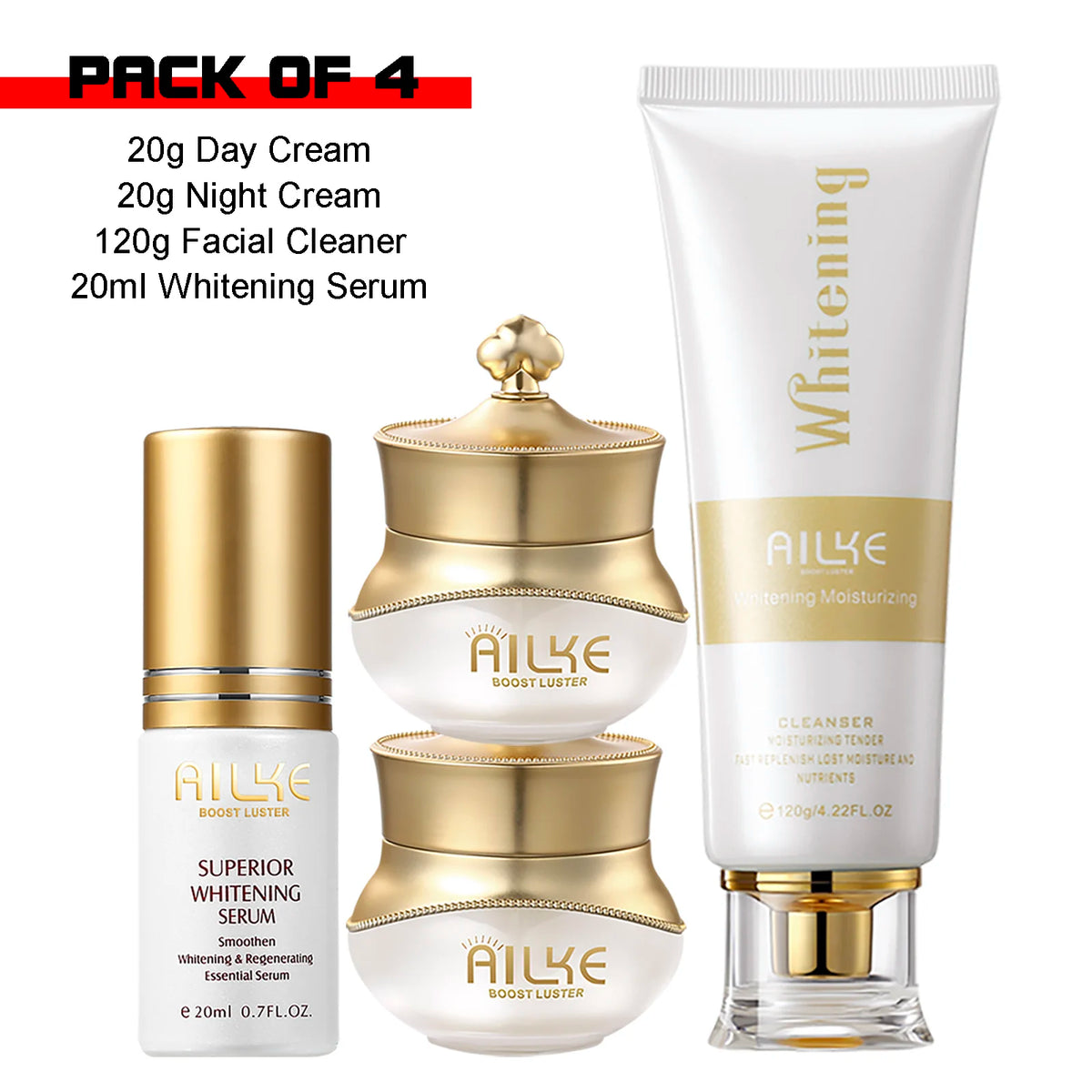 KylieFit Whitening Anti Wrinkle Facial Cream And Serum Set