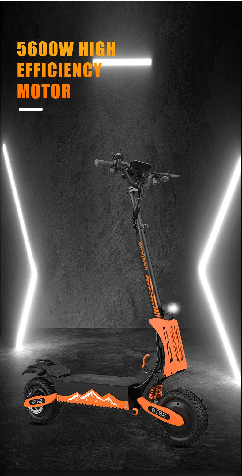 Arwibon Dual Motor Folding Electric Scooter For Adults