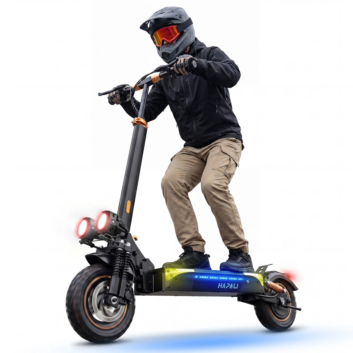 Osboo All Terrain Electric Scooter With Suspension And Disc Brakes