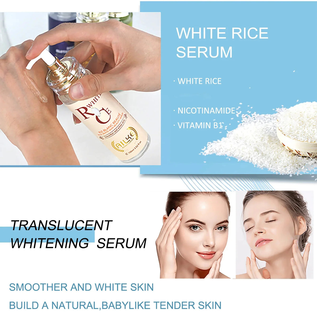 Ailke Multivitamin Body Lotion Whitening Antioxidant Moisturizer