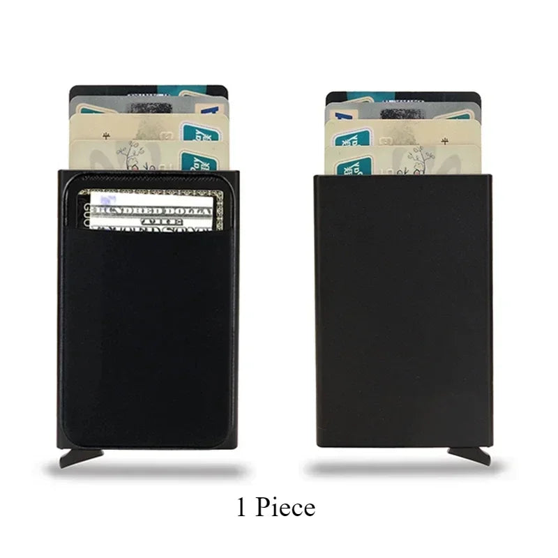 Smart Rfid Metal Pop Up Credit Card Holder Wallet Case