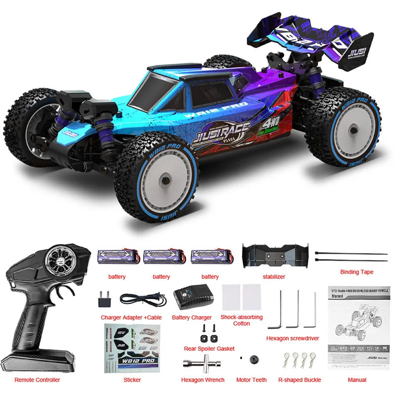 JIUSI WB12 PRO Brushless 4WD High Speed Off-Road RC Car