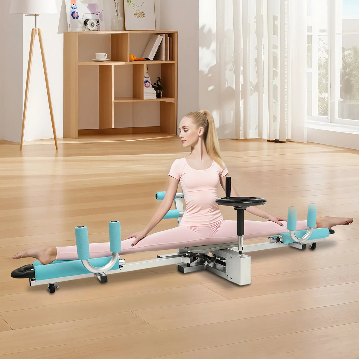 Adjustable Leg Stretcher Machine For Home Gym Flexibility Training