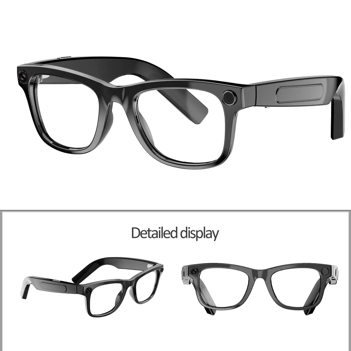 W&O AI Camera Glasses With Real Time Translation And Open Ear