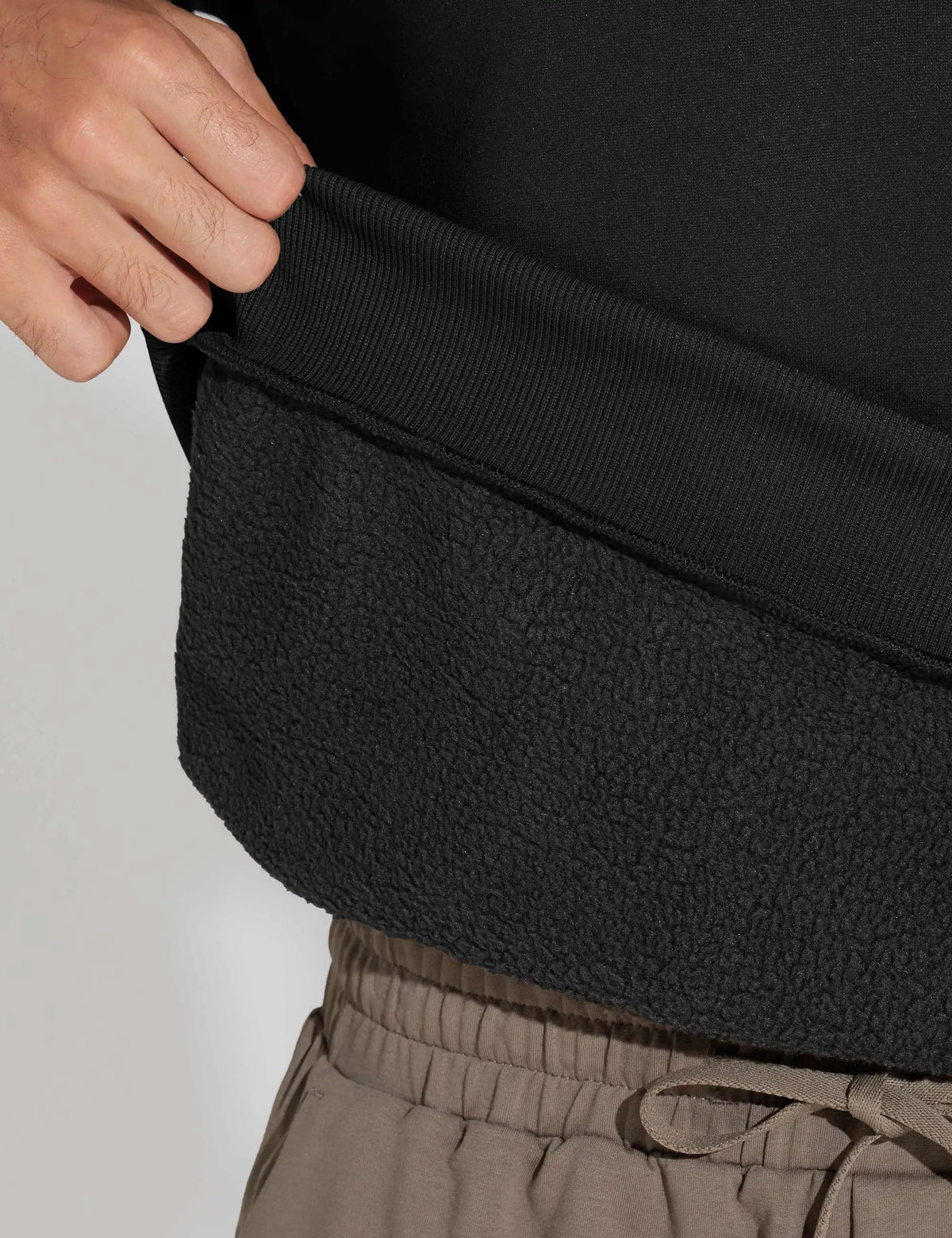 THE GYM PEOPLE Men's Half Zip Sweatshirt Long Sleeve Fleece Pullover Basic Workout Tops