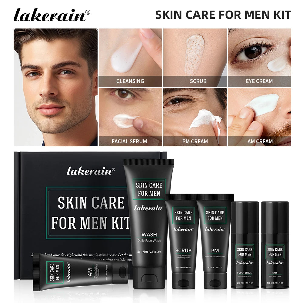 Lakerain Hydrating Oil Control Facial Skincare Set With SPF20