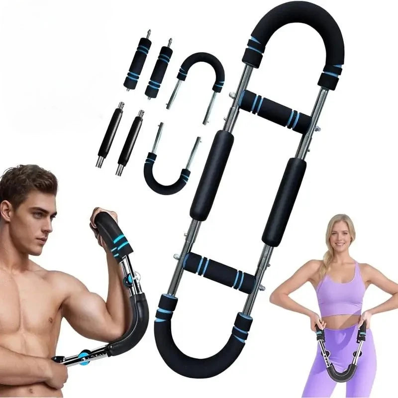 Adjustable U Shaped Chest Expander Strength Training Workout Equipment