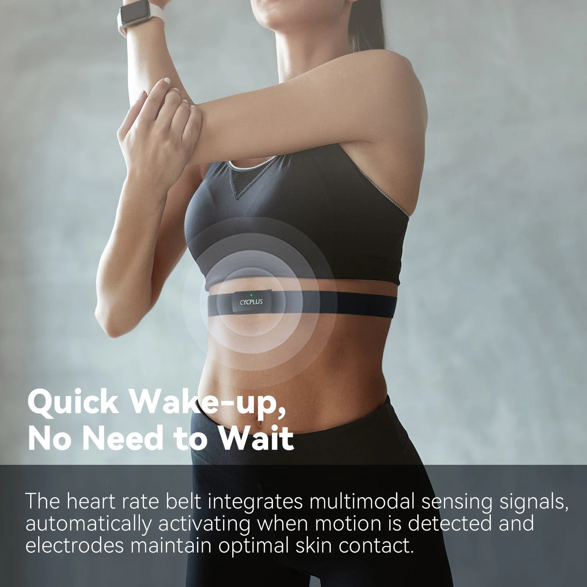 CYCPLUS H2 Bluetooth ANT PLUS Heart Rate Monitor Chest Strap