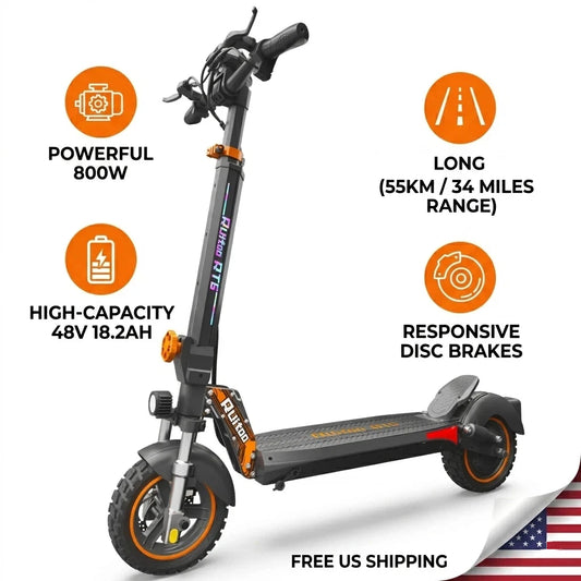 Bikydrom Electric Scooter With 800w Motor And Led Display