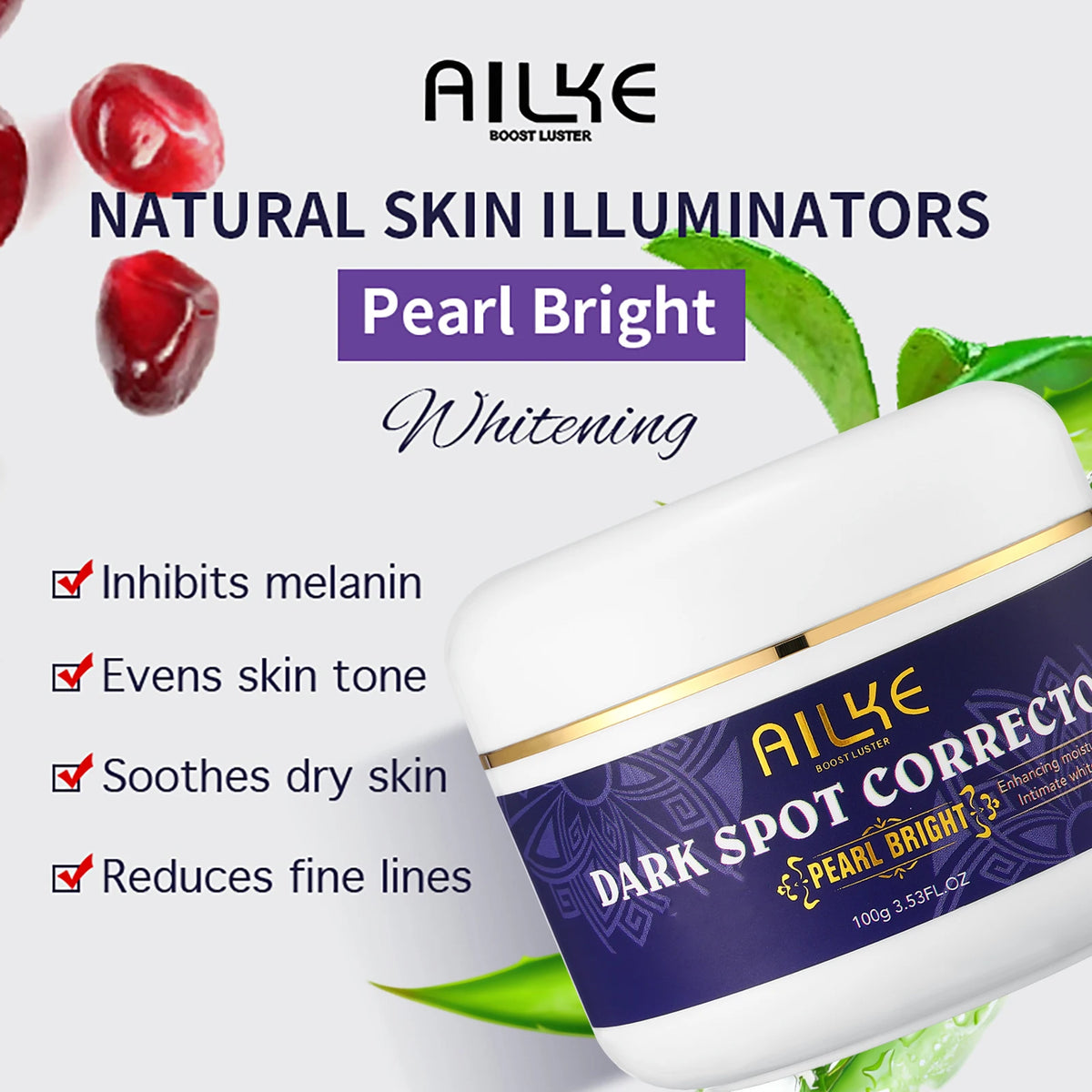 Ailke Double Glutathione Dark Spot Remover Face Cream