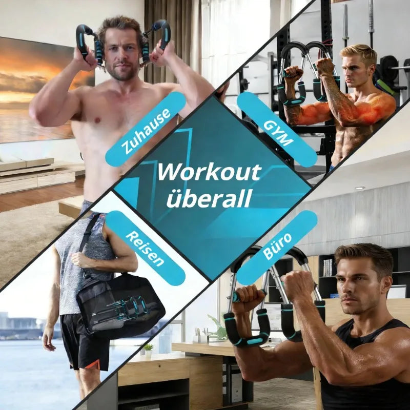 Adjustable U Shaped Chest Expander Strength Training Workout Equipment