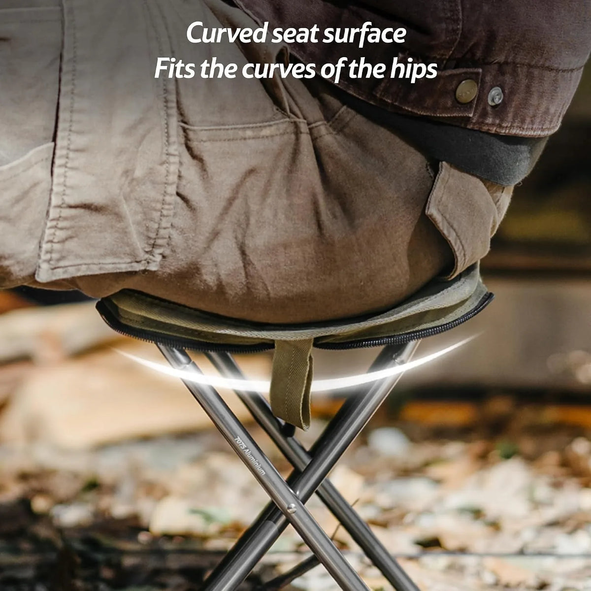 Naturehike Foldable Collapsible Backpack Portable Seat Stool Lightweight Mini Easy Carry Outdoor Travel Fishing Stool Picnic Stool