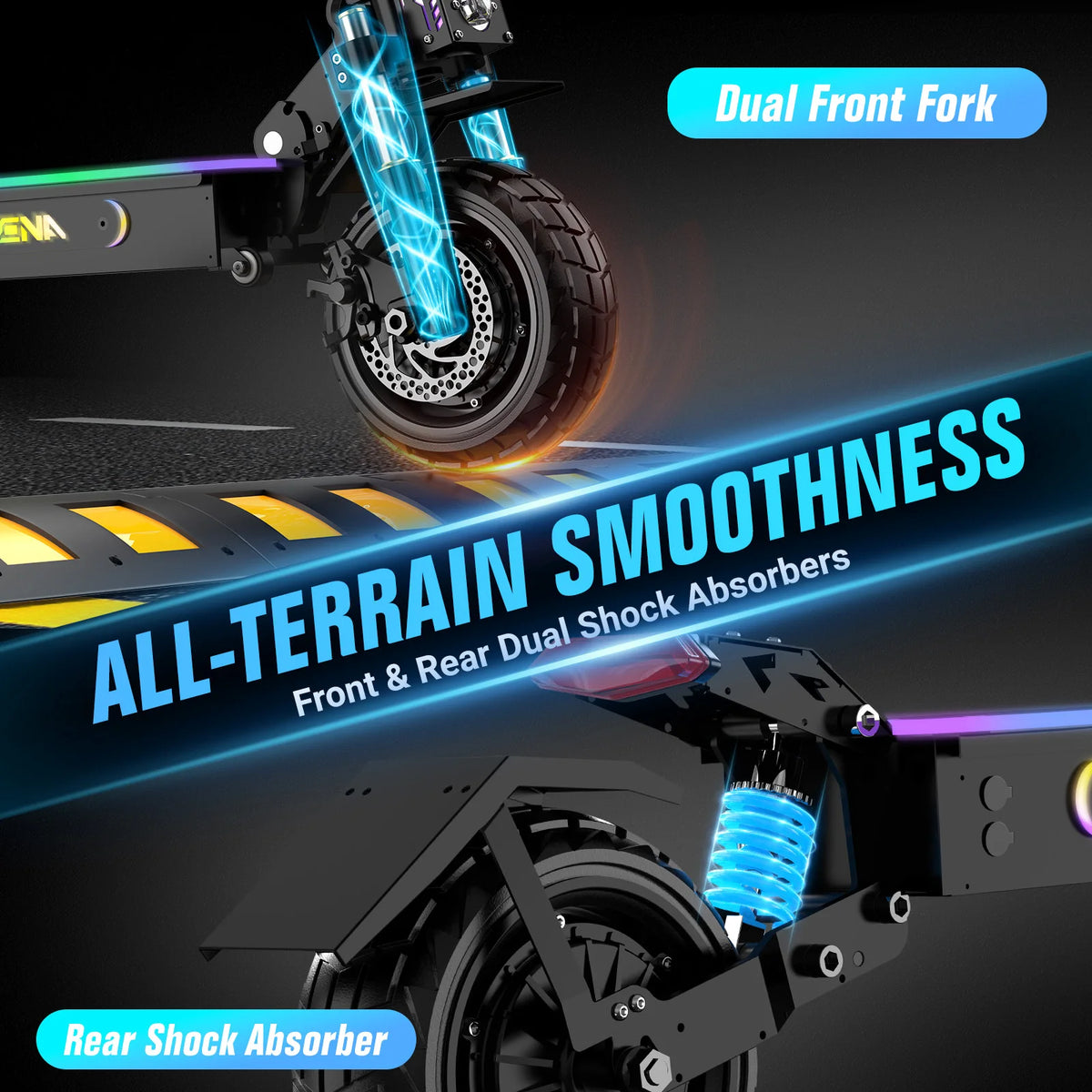 Fengqs 5600W Dual Motor Adult Foldable Electric Scooter